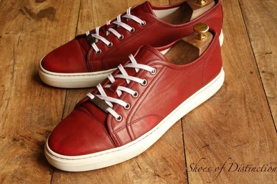 Baskets baskets Gucci cuir rouge blanc UK 9 US 10 EU 43 - Photo 1/4