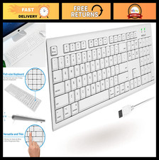 Full-Size USB Wired Keyboard for Mac Mini/iMac/MacBook Pro/Air - Numeric Keypad,