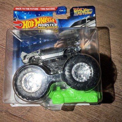 Hot Wheels Monster Truck Zeitmaschine Back To The Future 1:64 Silber OVP