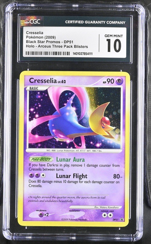 Pokémon TCG Cresselia DP51 Black Star Promo CGC 10
