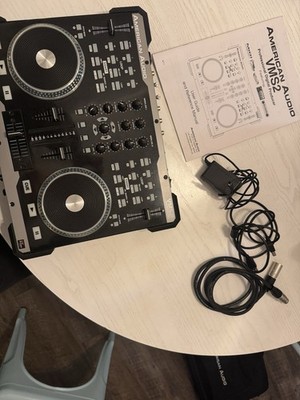 American Audio VMS2 Double Deck DJ Controller, Built-in Mixer, Carry Bag