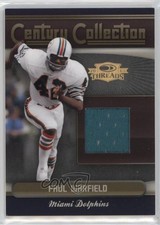 2006 Donruss Threads Century Collection Materials 131/250 Paul Warfield HOF a8r