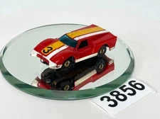 Vintage Aurora Xlerators T-Jet Slot Car - Ford J-Car - Red #3 - RUNS