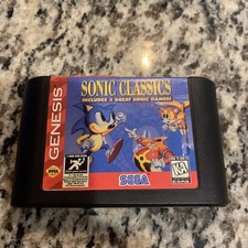 Sonic Classics Sega Genesis 3 In 1 Sonic Game Authentic Cartridge Only