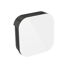 Mr. Steam 104104WH-MB Aroma Glass 3 in. Steam Head in White Matte Black