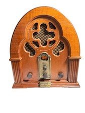 Thomas Collector Series Radio 1989 AM FM Cassette Player Vintage Wood Model 317