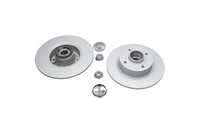 2X Kavo Parts Bremsscheibe Voll Ø240Mm FüR Renault Clio III BR0/1 CR0/1