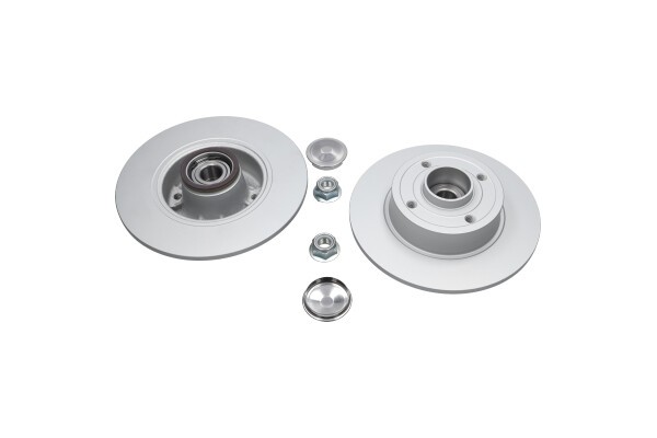 2X Kavo Parts Bremsscheibe Voll Ø240Mm FüR Renault Clio III BR0/1 CR0/1-image