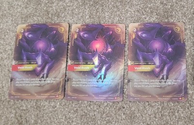 Riftbound 3X Void Rush Epic SFD 188/221 Spell NM - Spielset