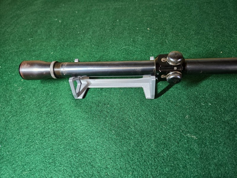 Vintage Weaver J 2.5 riflescope and Redfield rings, Crosshair reticle,