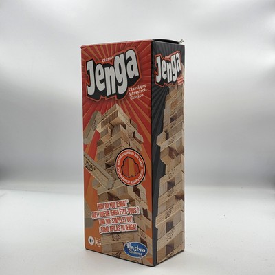 Hasbro Gaming Jenga Classic, Kinderspiel, das Reaktionsgeschwindigkeit fördert ab 6