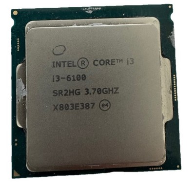 Intel Core i3-6100 Prozessor mit 2 x 3.70 GHz Sockel FCLGA 1151 3 MB CPU SR2HG