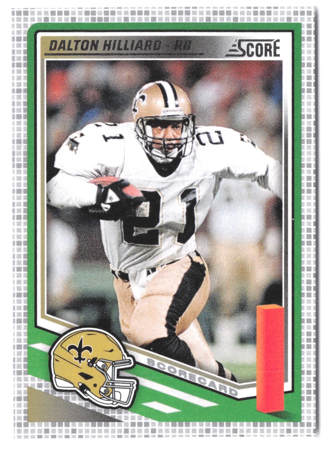 2025 Panini Score - Dalton Hilliard #12 Scorecard Parallel New Orleans Saints