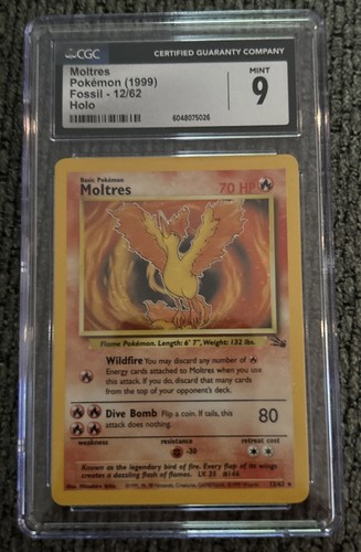 Moltres (Unlimited) graded CGC 9 for sale on eBay