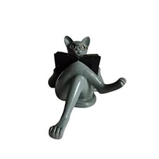 Cat Statues, Garden Decor Literary Cat Ornaments Garden Statue Decoration