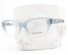 Swarovski Eyeglasses Glasses SK 2023 1047 Crystal Blue to Clear 52mm No Case