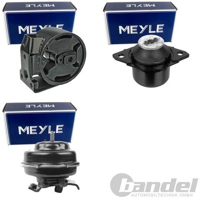 3x MEYLE MOTORLAGER SATZ passend für VW GOLF 2 GTI JETTA II 1.6 1.8