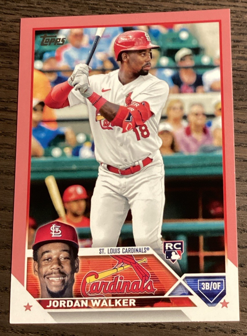 2023 Topps Mother's Day Pink Jordan Walker Rookie /50 St. Louis Cardinals #344