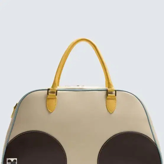 Zara Disney Collaboration Boston Leather Shoulder Bag