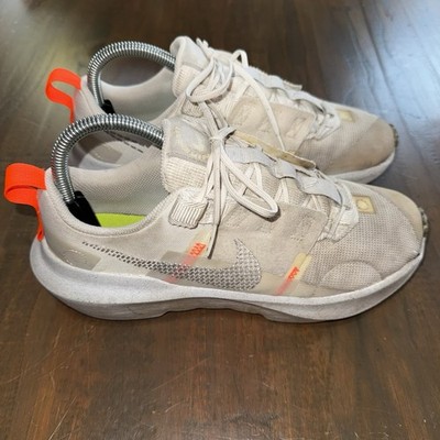 Nike Crater Impact GS Running White Orange DB3551 100 Sneakers Size 6.5 Youth