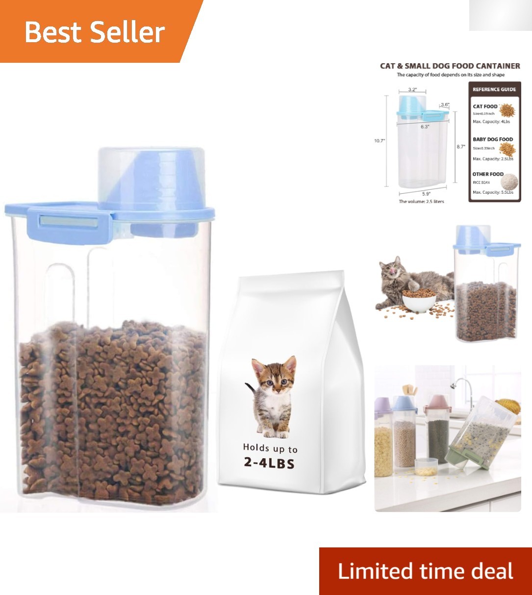Dispenser With Seal Buckles And Transparent Design