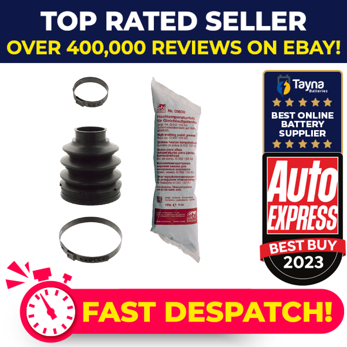 CV Joint Boot fits MERCEDES CLS350 C219 3.0D 09 to 10 OM642.920 C.V. Driveshaft