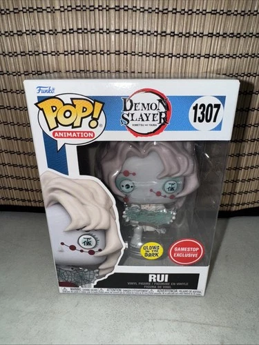 Funko Pop! Demon Slayer Rui #1307 GameStop Glow Vinyl Figure
