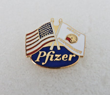 Vintage Pfizer Corporation Heroic Performance Hat Lapel Pin Badge