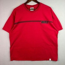 Vintage Nike Swim Red Tee Shirt Mens XL