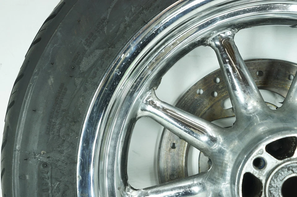 Harley Touring SE 2007 CVO Electra Screamin Eagle llanta trasera fabricante de equipos originales neumático 16" Foto 4 de 4