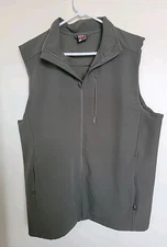 32 Degrees Heat Olive Green Vest Full Zip Pockets Lightweight Men's Sz M