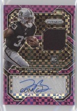 2020 Panini Prizm Rookie Purple Power /49 Lynn Bowden Jr #27 Patch Auto 6jx