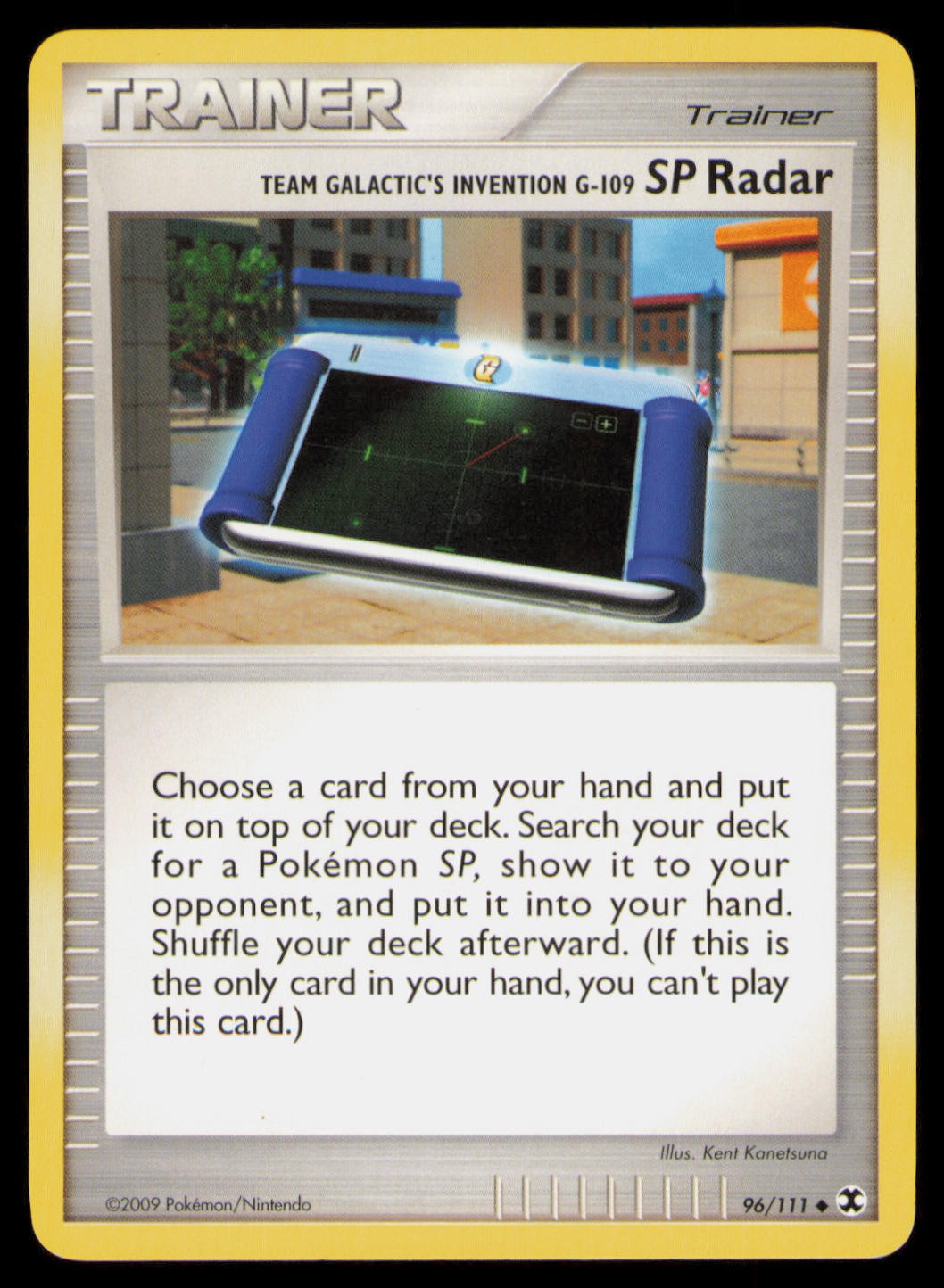 Team Galactic's Invention G-109 SP Radar 96/111 Rising Rivals Pokemon NM