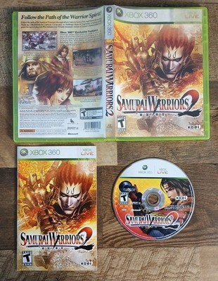 Samurai Warriors 2 (Microsoft Xbox 360, 2006) Complete CIB - Tested