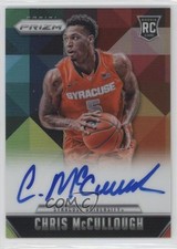 2015 Panini Prizm Rookie Signatures Silver 6/25 Chris McCullough #RS-CM Auto z9m
