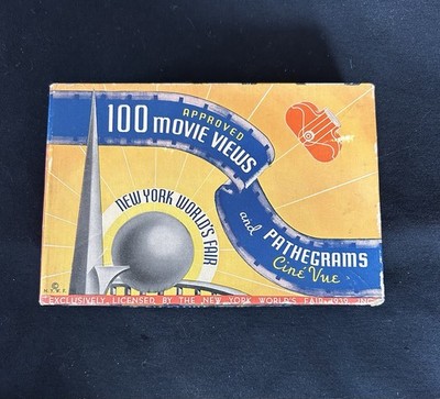 1939 New York World's Fair 100 Movie Views Pathegrams Cine Vue Original BOX SET