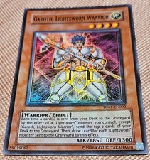 1x Yu-Gi-Oh! Garoth, Lightsworn Warrior - TU01-EN002 - Super Rare - NM