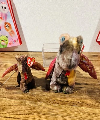 Ty Beanie & Buddy SCORCH the DRAGON Set of 2- plush stuffed toy - Image 1 of 4