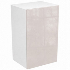 Kitchen Boiler Housing Wall Unit 600mm Gloss Cashmere Fully Assembled