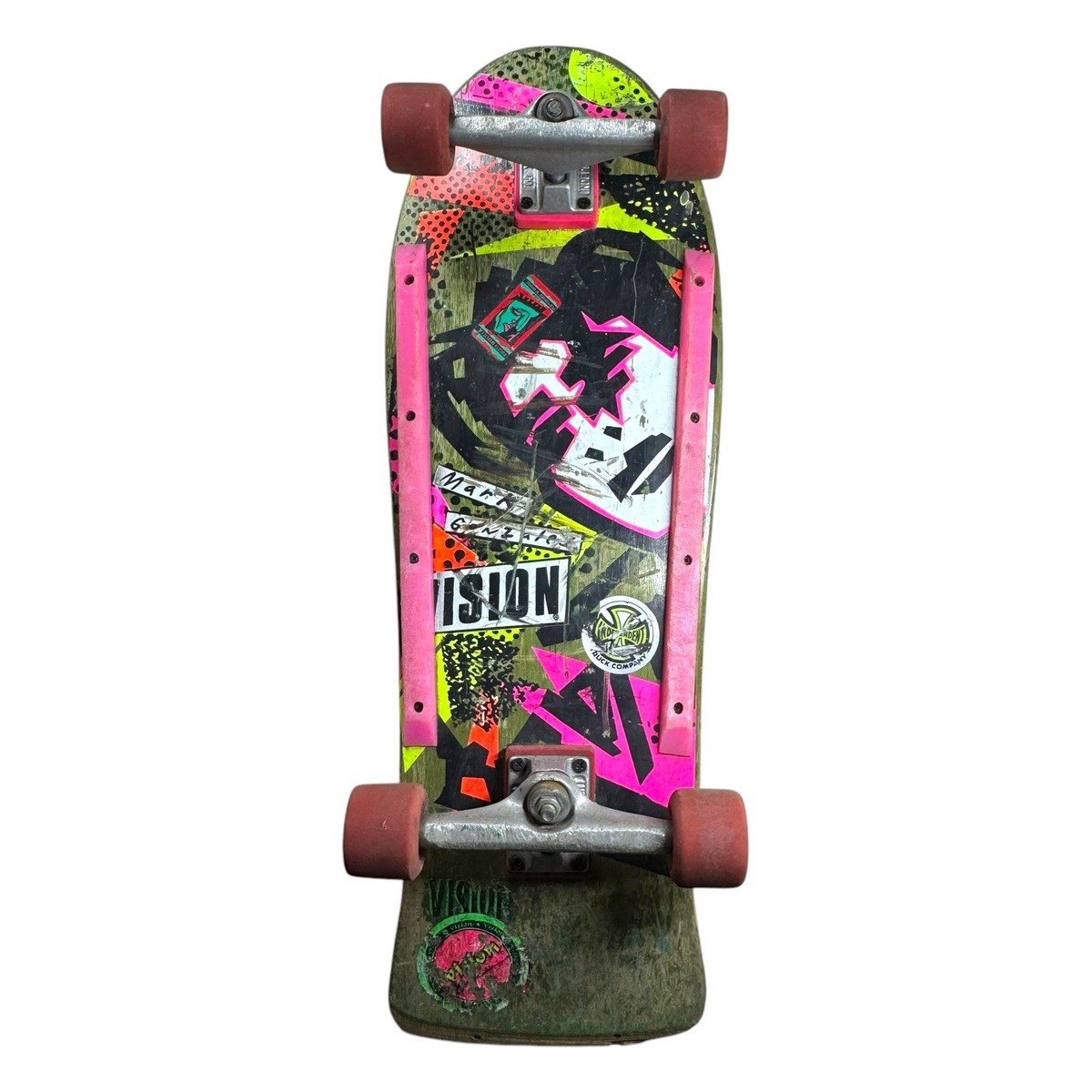 Vintage 1986 Original Vision Mark Gonzales Pro Model Skateboard