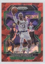 2021-22 Panini Prizm Red Ice Prizm Dennis Schroder #20 11ng