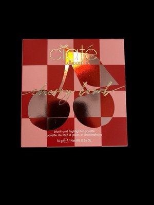 Ciate London: Cherry Bomb Blush and Highlighter Palette in Light-Medium NIB