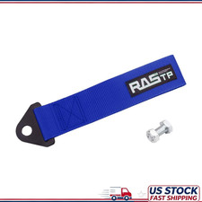 Blue Racing Tow Strap Tow Hook Front Or Rear Bumper Decorative Trailcolor Blue Blue Racing Tow Strap Tow Hook Front Or Rear Bumper Decorative Trailcolor Blue