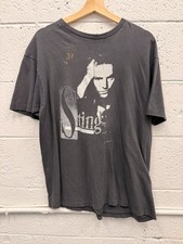 Vtg Sting Nothing Like The Sun Tour T-shirt XL Single Stitch Made In Usa Black