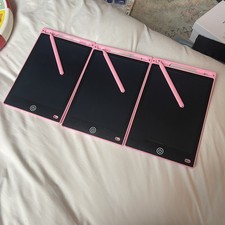 3 Pack LCD Writing Tablet for Kids, 8.5 Inch Colorful Doodle Board 3 Colors