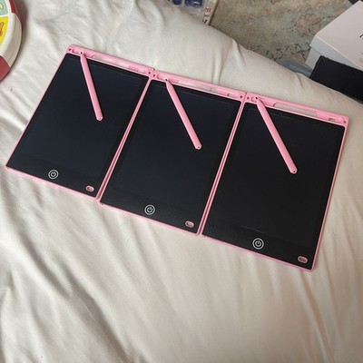 3 Pack LCD Writing Tablet for Kids, 8.5 Inch Colorful Doodle Board 3 Colors 