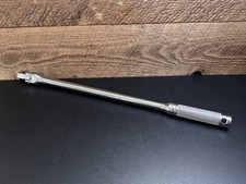 BLACKHAWK Tools 1/2" Drive 17" Flex-Head Breaker Bar 49988 Knurled Handle USA