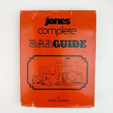 Jones Complete Bar Guide Stan Jones 1977 Ca Mixology Bartending Book Autograph
