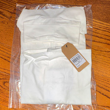 Laureldale Women's White Turtleneck Long Sleeve Top Size L Cotton Spandex 7064