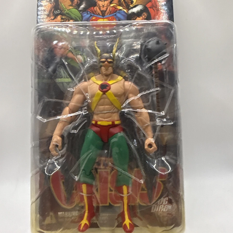 Figura Hawkman Identity Crisis Serie 1 DC Direct Nueva 2006, Coleccionista, Maza Foto 3 de 4